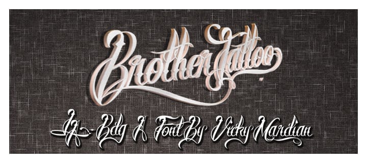 brother-tattoo-font