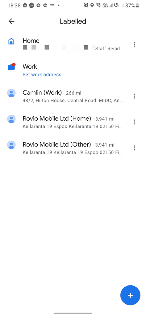 traffic to Home or Work on Android or iOS 2
