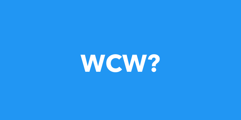 WCW Meaning