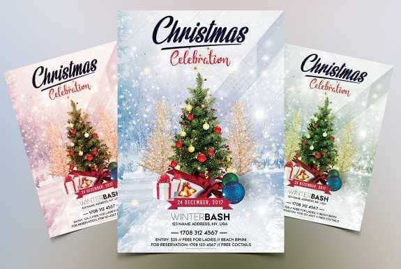best free christmas flyers